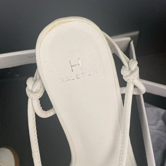 BNIB H Halston Women's Picasso Lace-Up Dress Sandals - Picture 3 of 6